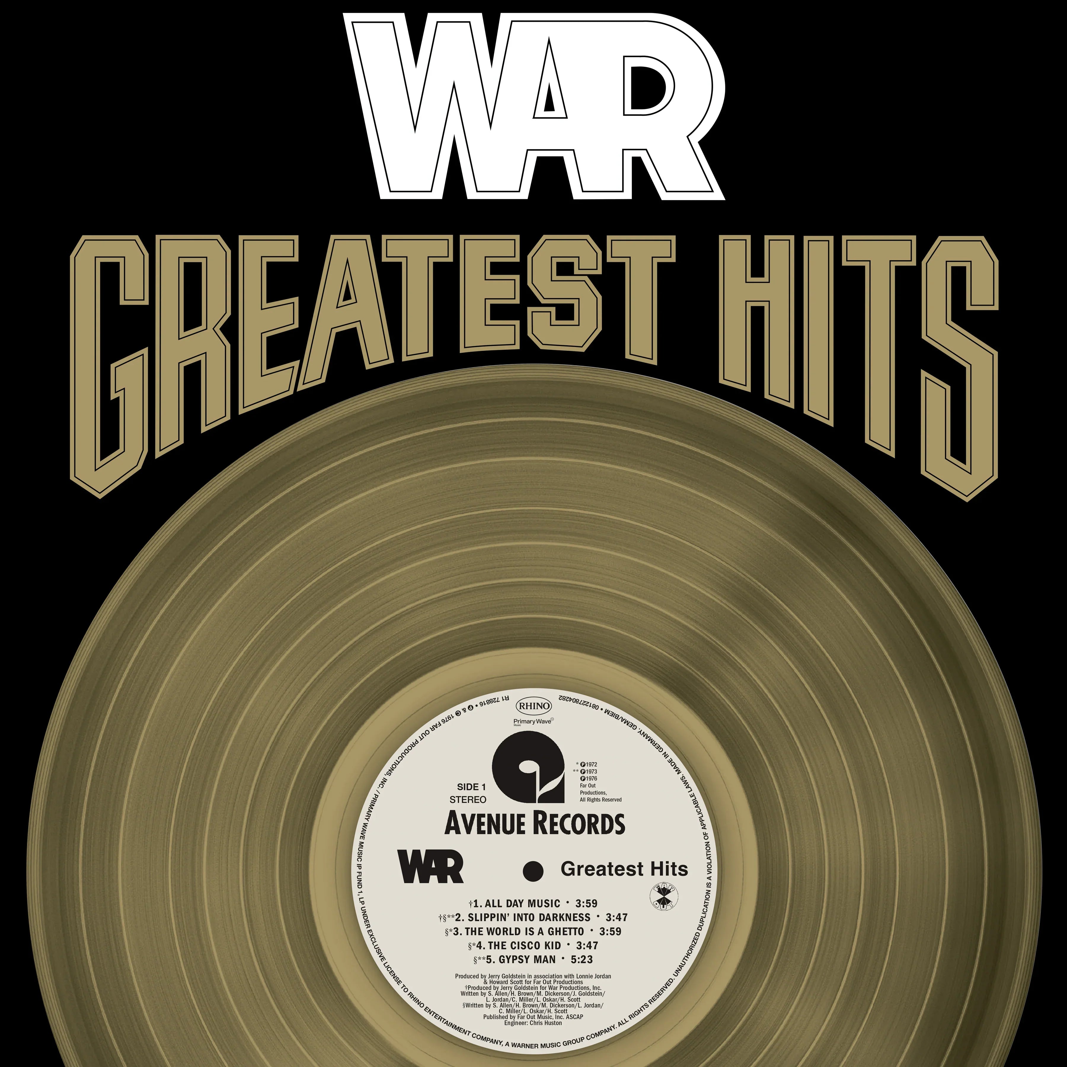 LP - War - Greatest Hits