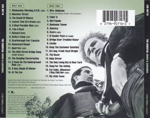 USED 2CD - Simon & Garfunkel – The Essential Simon & Garfunkel