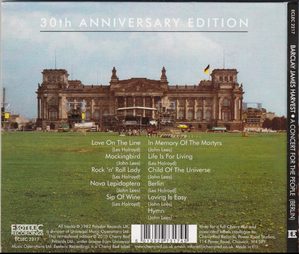 USED CD - Barclay James Harvest – A Concert For The People (Berlin)