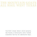 LP - The Mountain Goats - All Hail West Texas (Yellow)