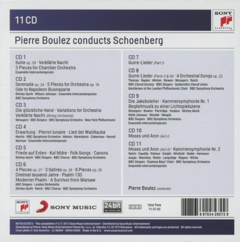 USED 11CD - Pierre Boulez Conducts Schoenberg