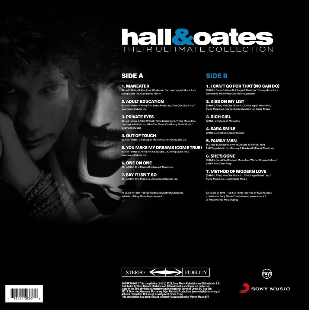 LP - Hall & Oates -  Their Ultimate Collection