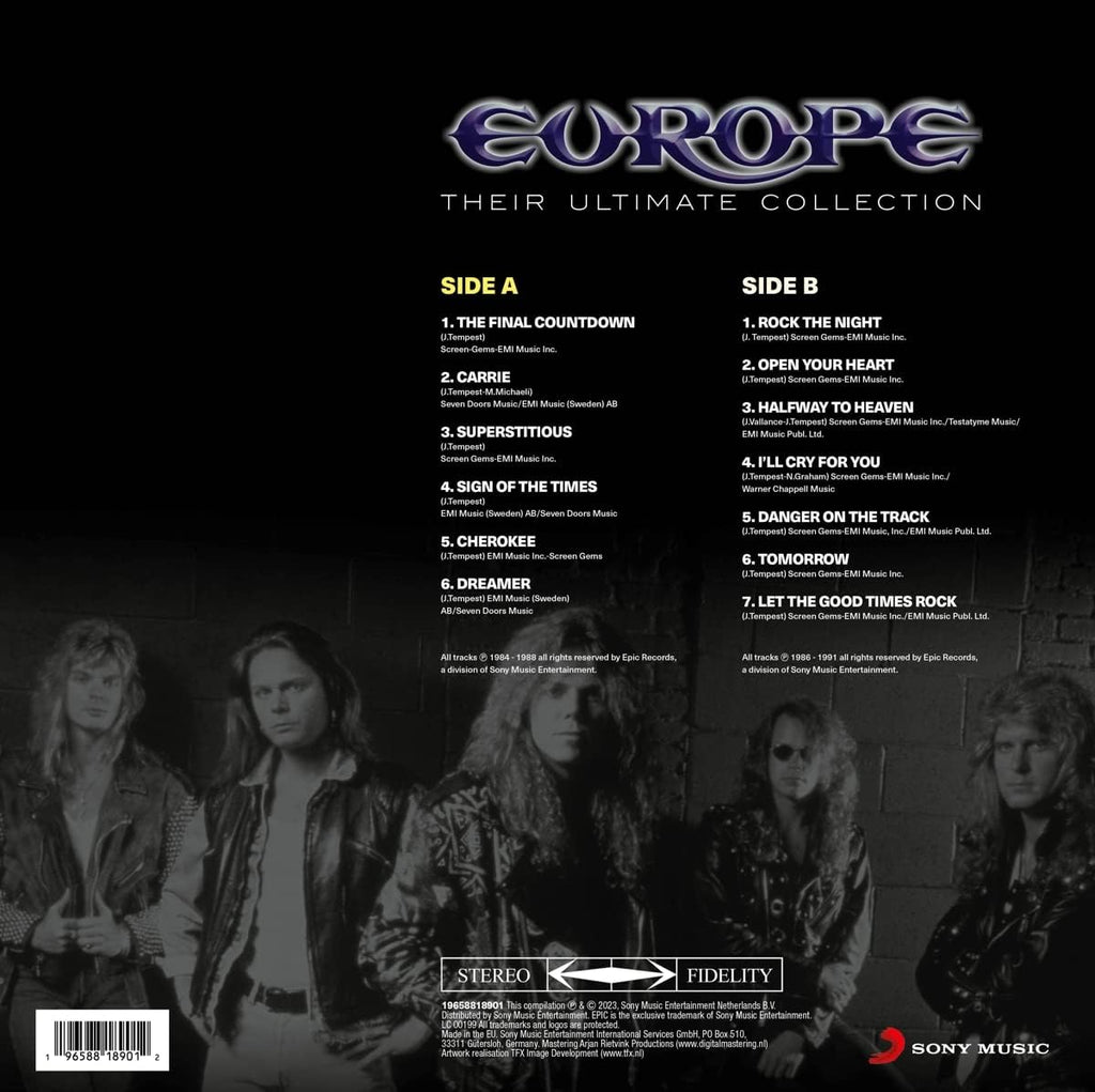 LP - Europe -  Their Ultimate Collection