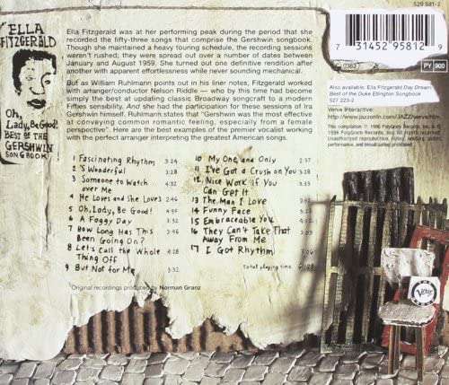 Ella Fitzgerald ‎– Oh Lady Be Good: Best Of Gershwin Songbook - USED CD