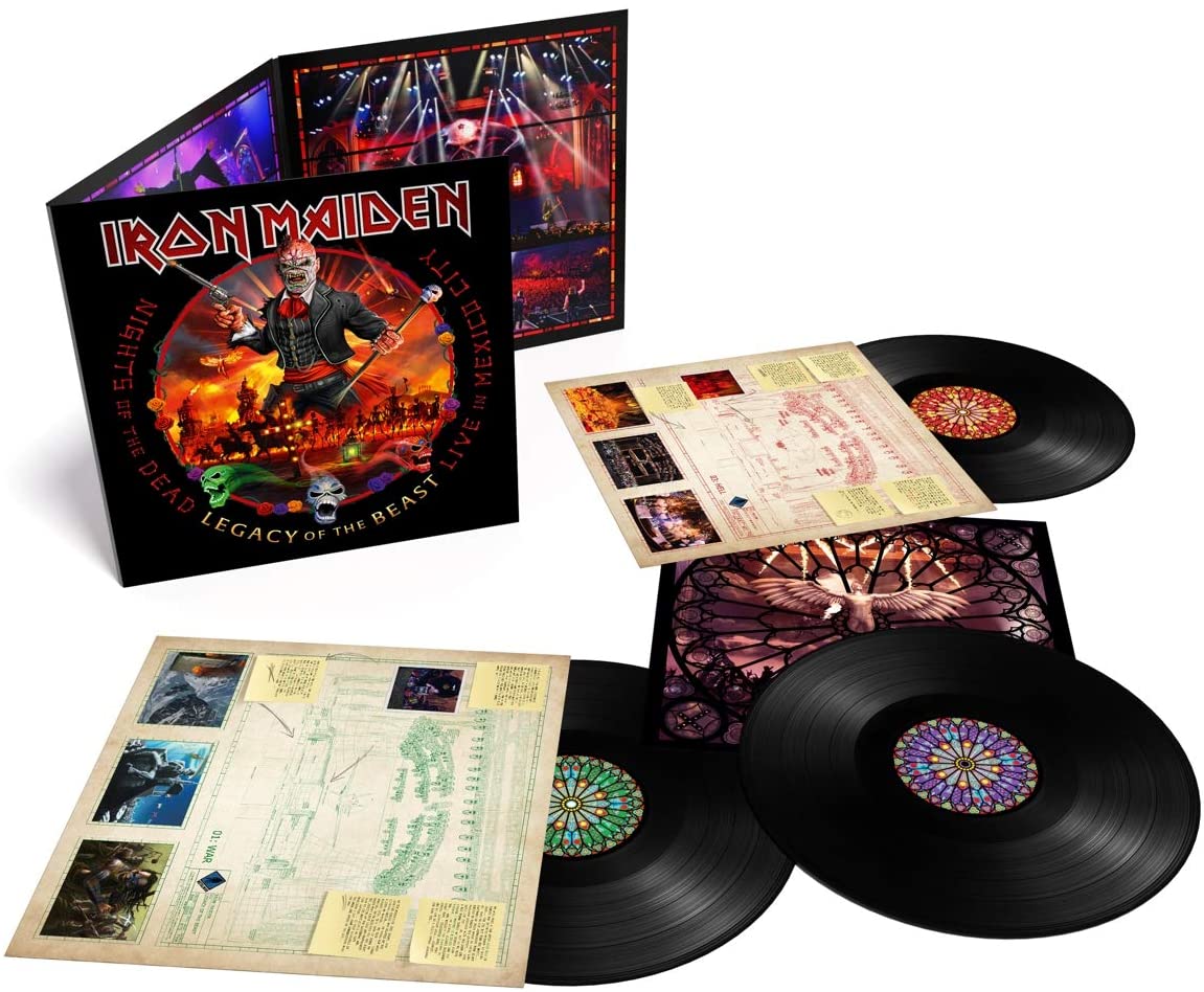 3LP - Iron Maiden - Nights of the Dead, Legacy of the Beast: Live in Mexico City