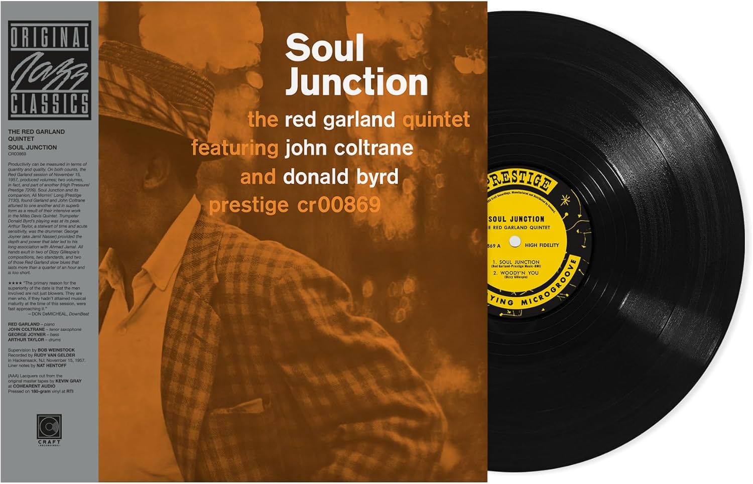 LP - Red Garland - Soul Junction (Original Jazz Classics)