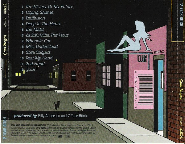 USED CD - 7 Year Bitch – Gato Negro