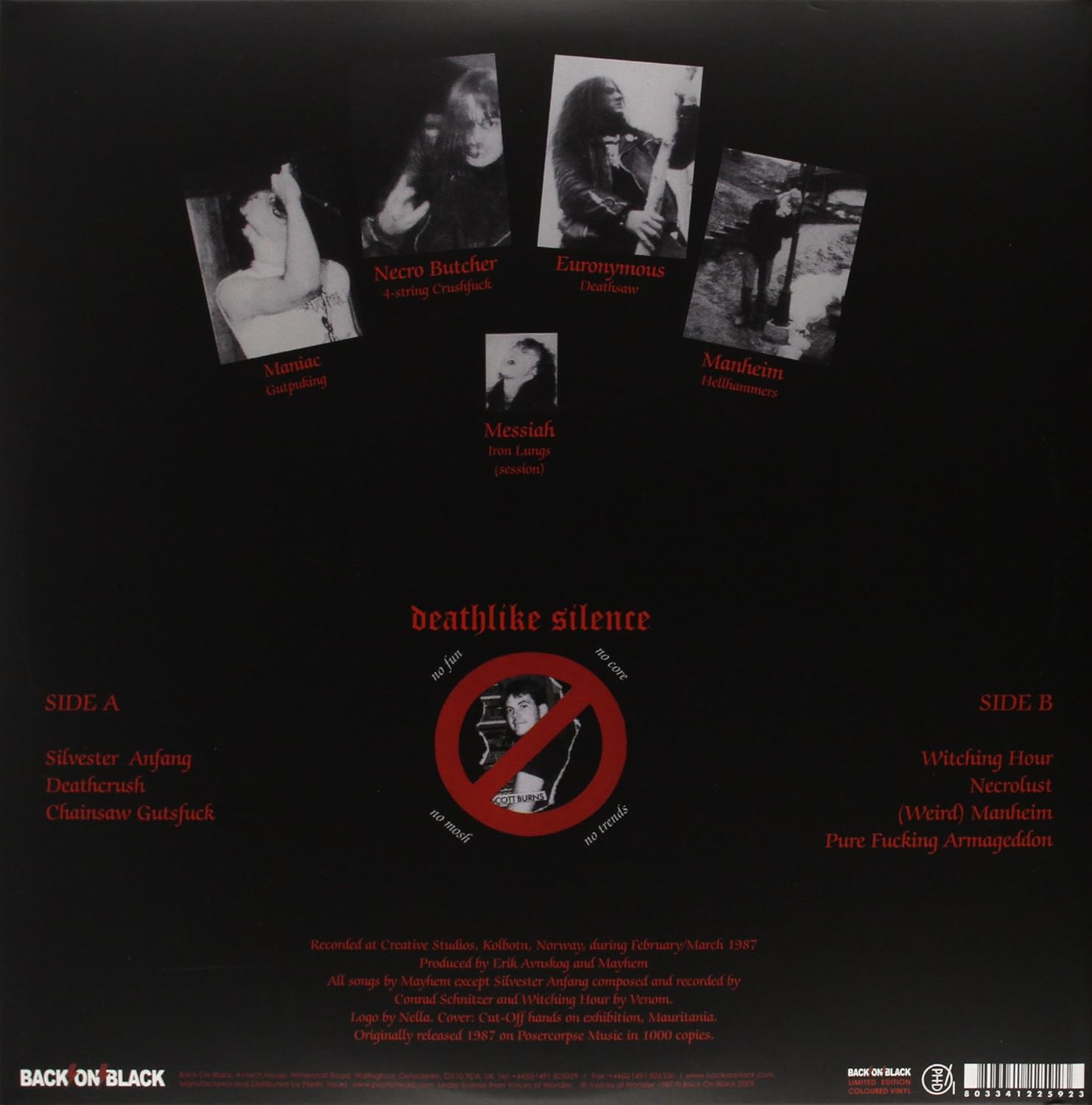 LP - Mayhem - Deathcrush