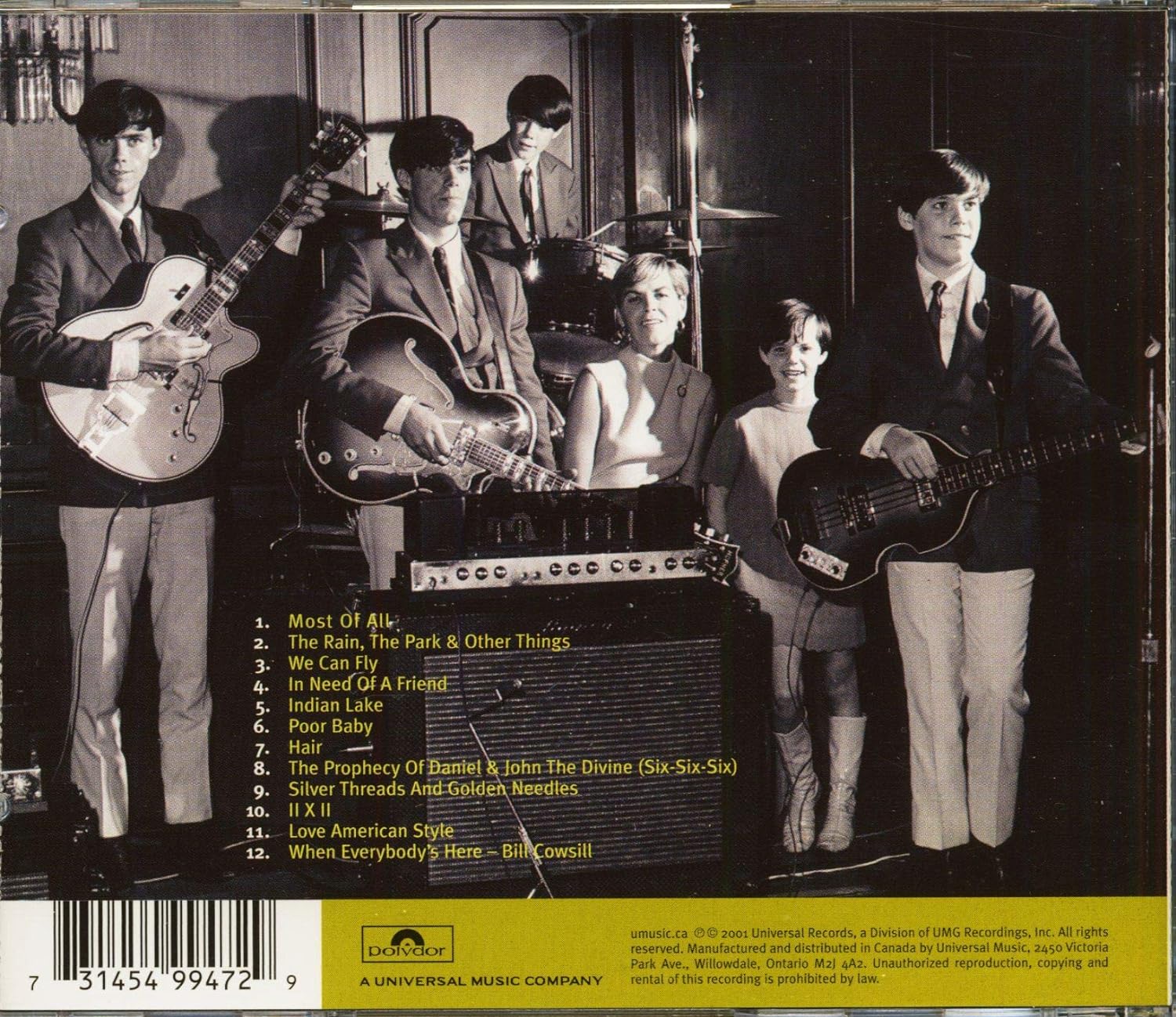 USED CD - The Cowsills - 20th Century Masters: Millennium Collection