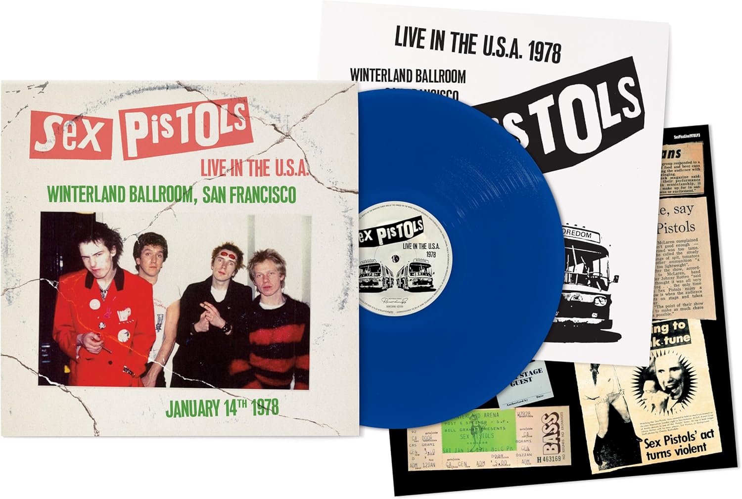 LP - Sex Pistols -  Live In The U.S.A. 1978 - Winterland Ballroom, San Francisco