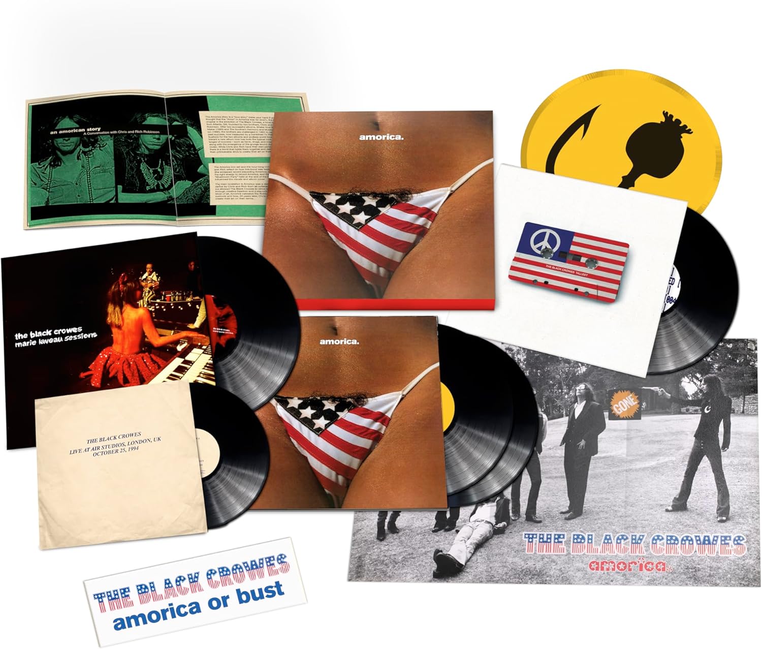 5LP - The Black Crowes - Amorica