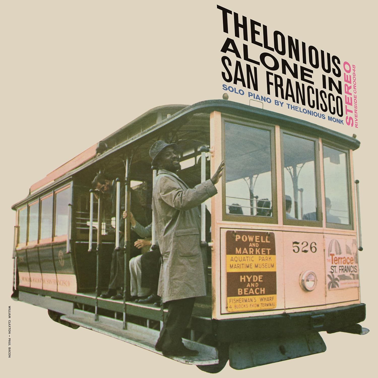 LP - Thelonious Monk -  Thelonious Alone In San Francisco (Original Jazz Classics)