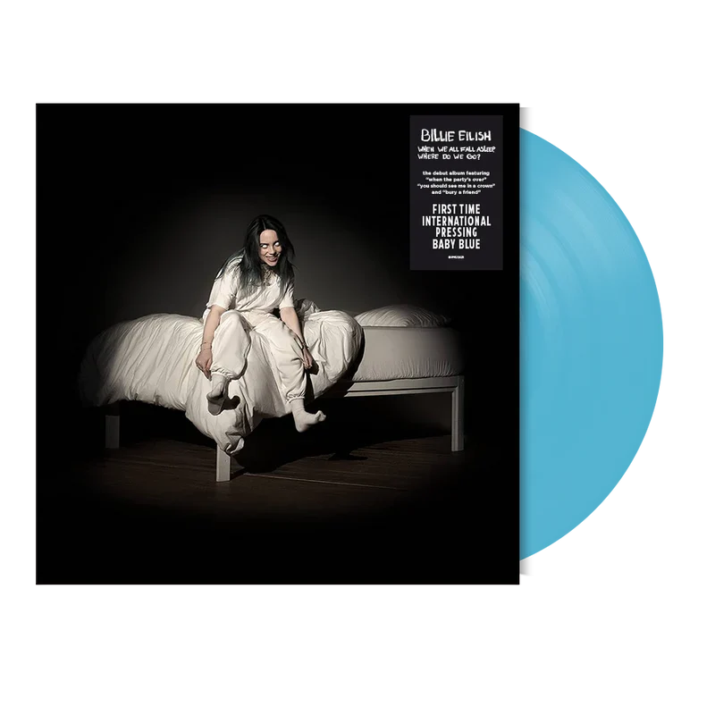 LP - Billie Eilish - When We All Fall Asleep, Where Do We Go? [first INTL pressing in baby blue]