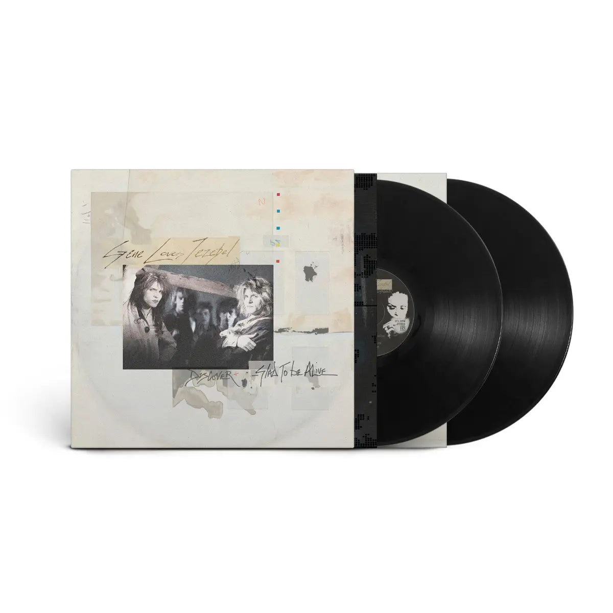 2LP - Gene Loves Jezebel - Discover and Glad To Be Alive