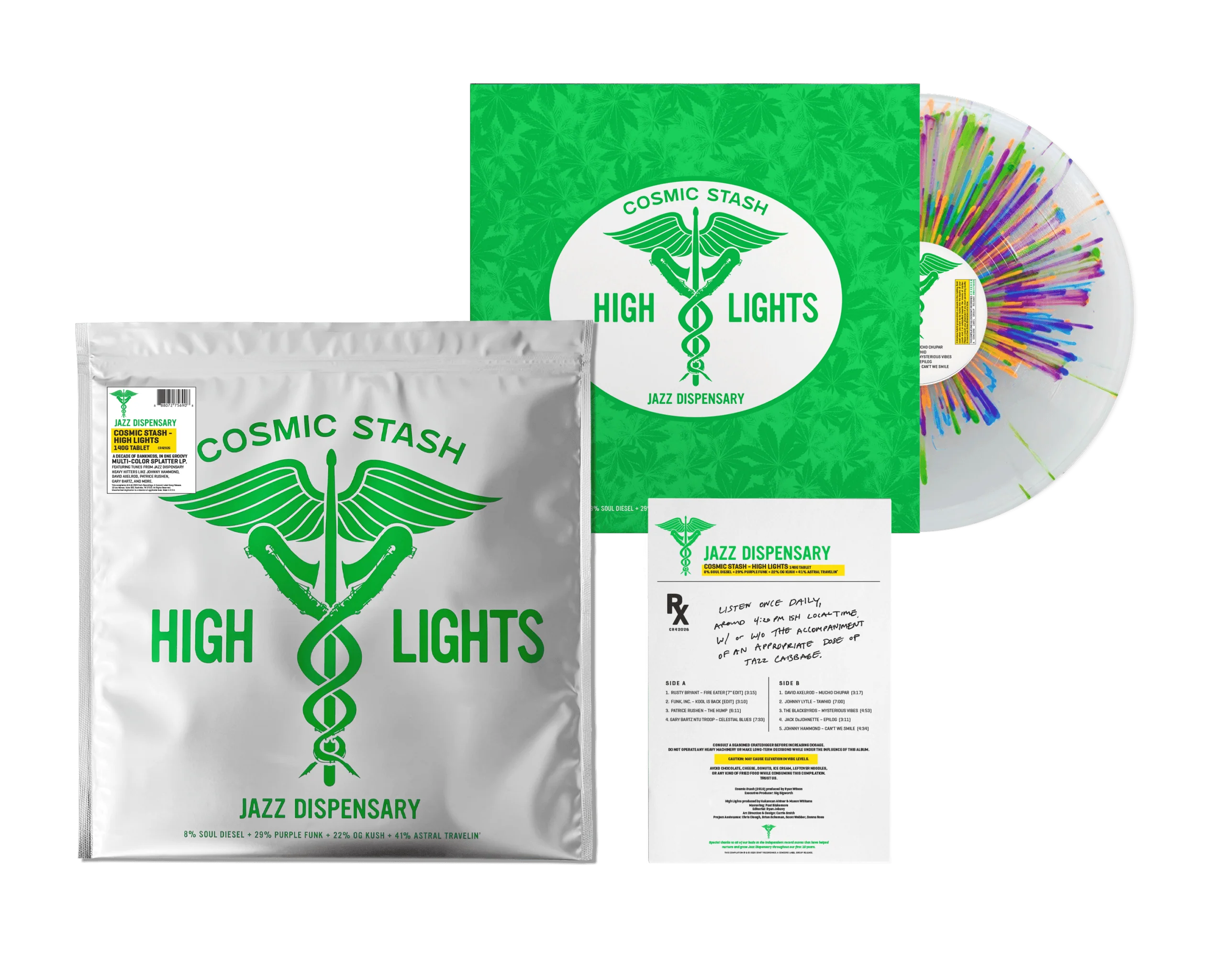 LP - Jazz Dispensary - Cosmic Stash: HIGH Lights