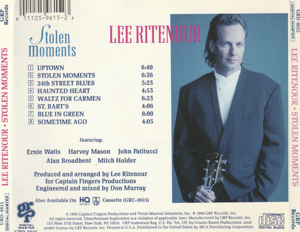 USED CD - Lee Ritenour – Stolen Moments