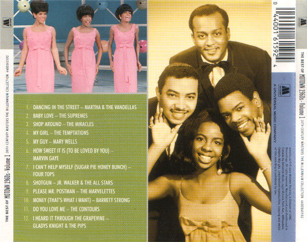 USED CD - Various – Various – The Best Of Motown 1960s, Volume 1