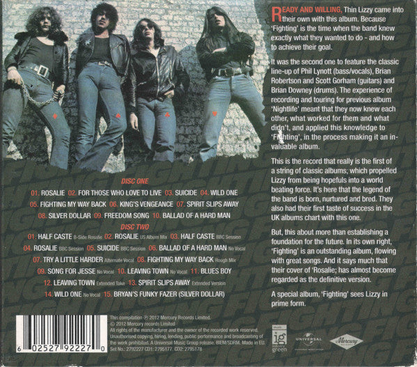 USED 2CD - Thin Lizzy - Fighting