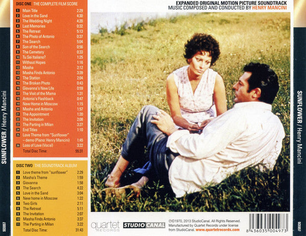 Henry Mancini - Sunflower - USED 2CD
