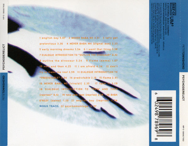 USED CD - Pete Townshend – Psychoderelict