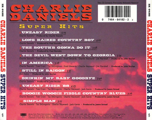 USED CD - Charlie Daniels – Super Hits