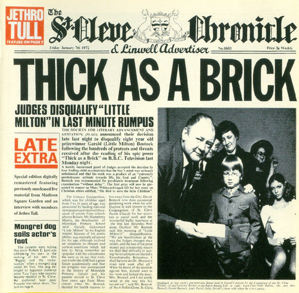 USED CD - Jethro Tull - Thick As A Brick