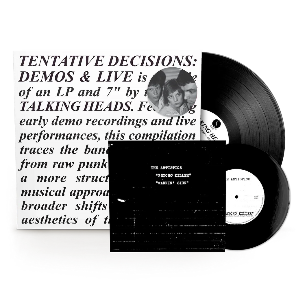 LP/7" - Talking Heads -  Tentative Decisions: Demos & Live