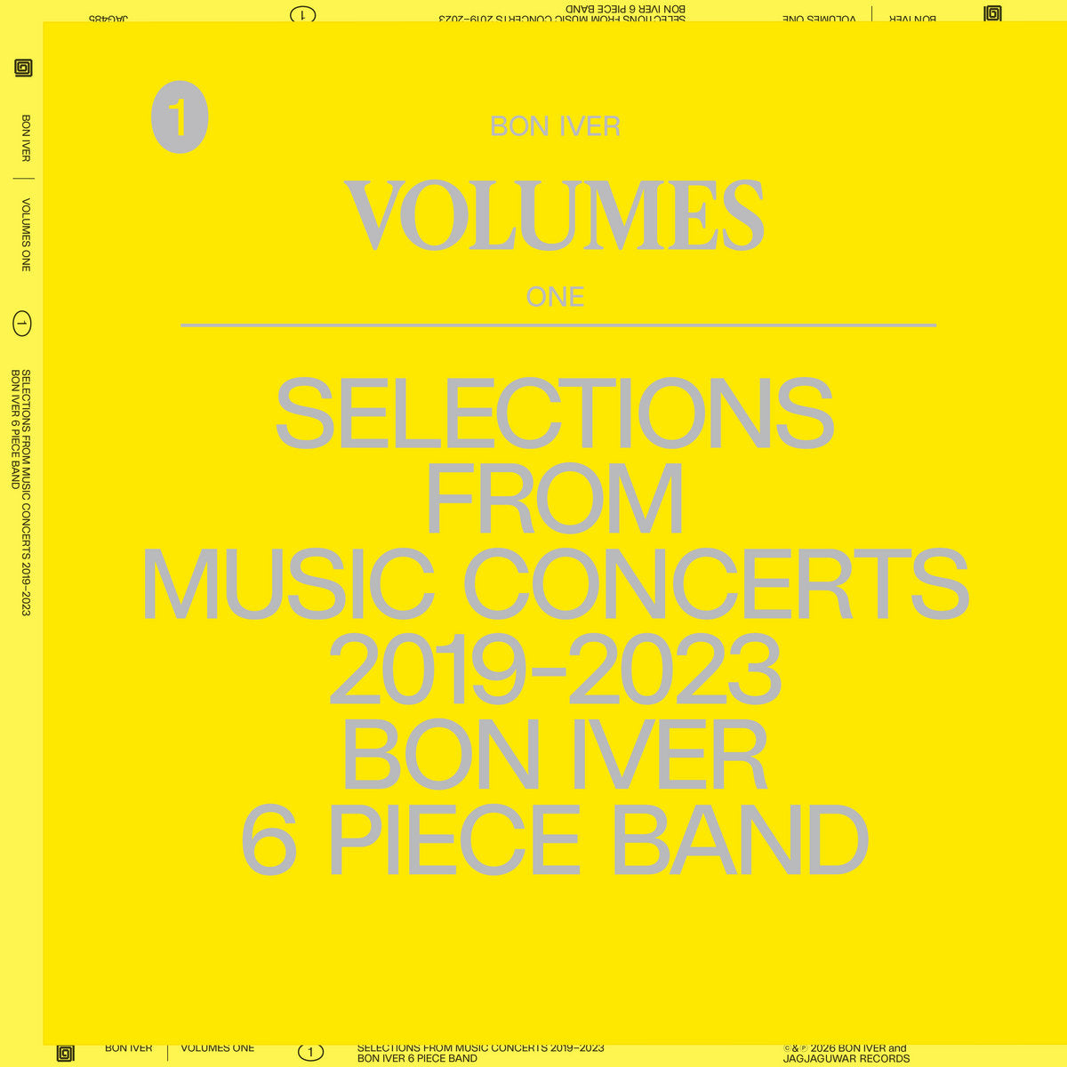 LP - Bon Iver - Volumes One
