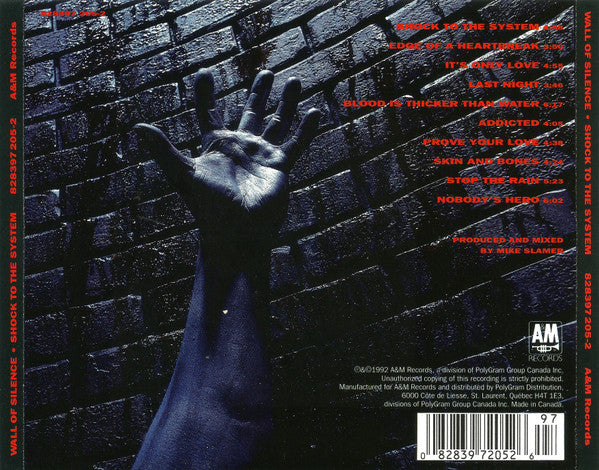 USED CD - Wall Of Silence – Shock To The System