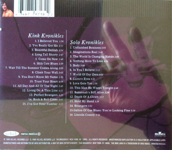 USED 2CD - Dave Davies – Unfinished Business / Dave Davies Kronikles, 1963-1998