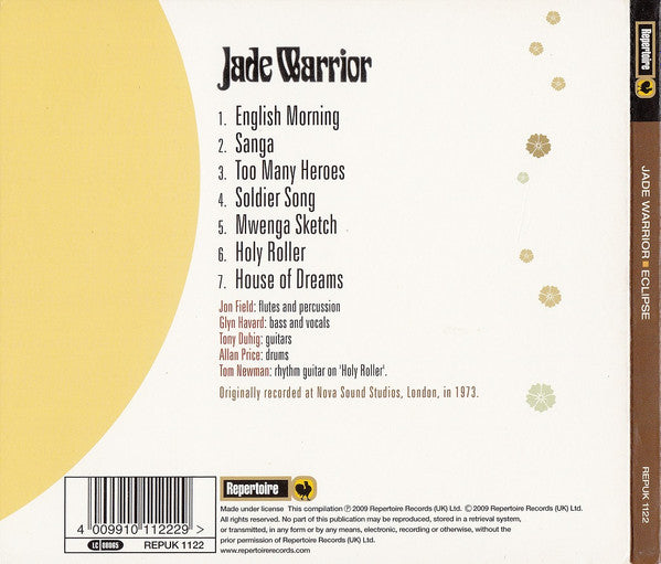 USED CD - Jade Warrior – Eclipse