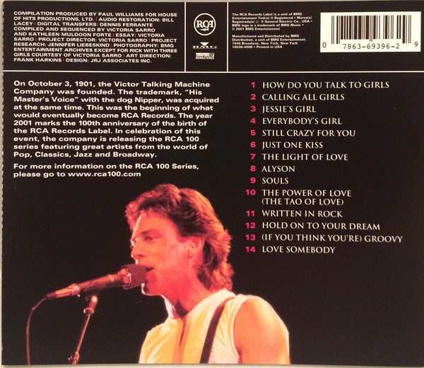 USED CD - Rick Springfield – Calling All Girls - The Romantic Rick Springfield