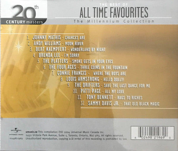 USED CD - Various – The Best Of All Time Favourites