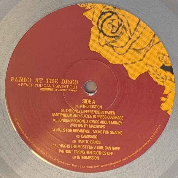 Panic! At The Disco - A Fever You Can't Sweat Out (SILVER VINYL) | Mint (M) Mint (M)