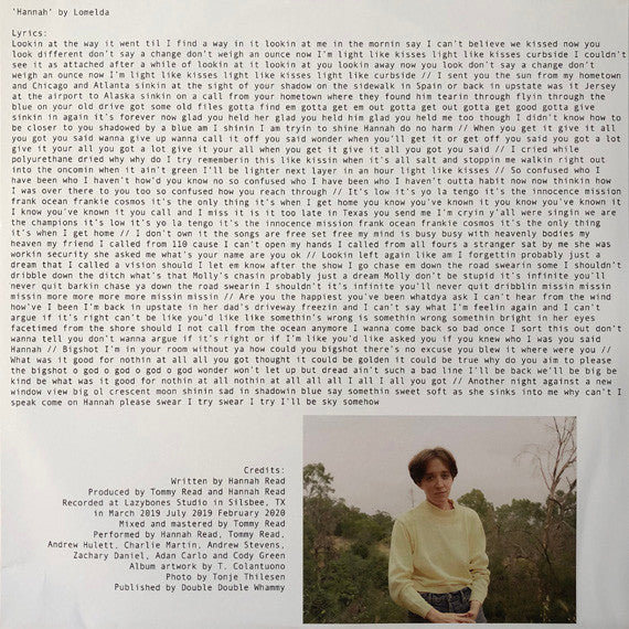 Lomelda - Hannah (PINK VINYL) | Mint (M) Mint (M)