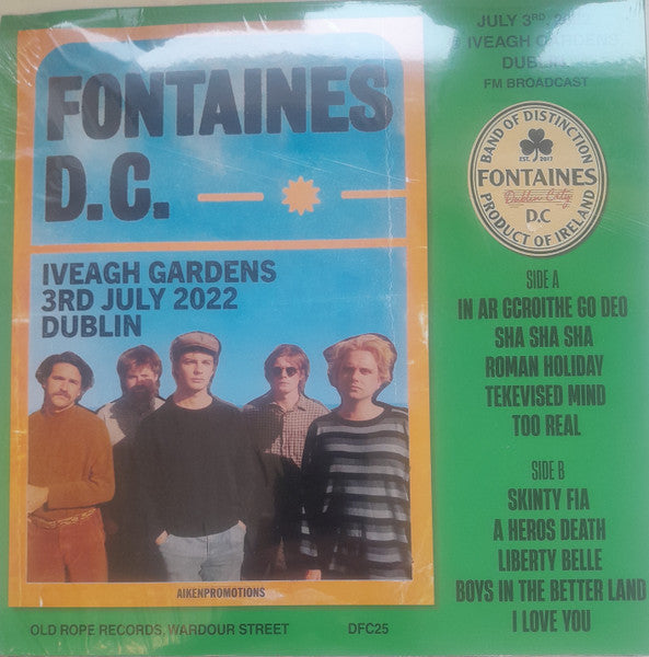 Fontaines D.C. - Live In Dublin's Fair City (COLOR VINYL) | Mint (M) Mint (M)