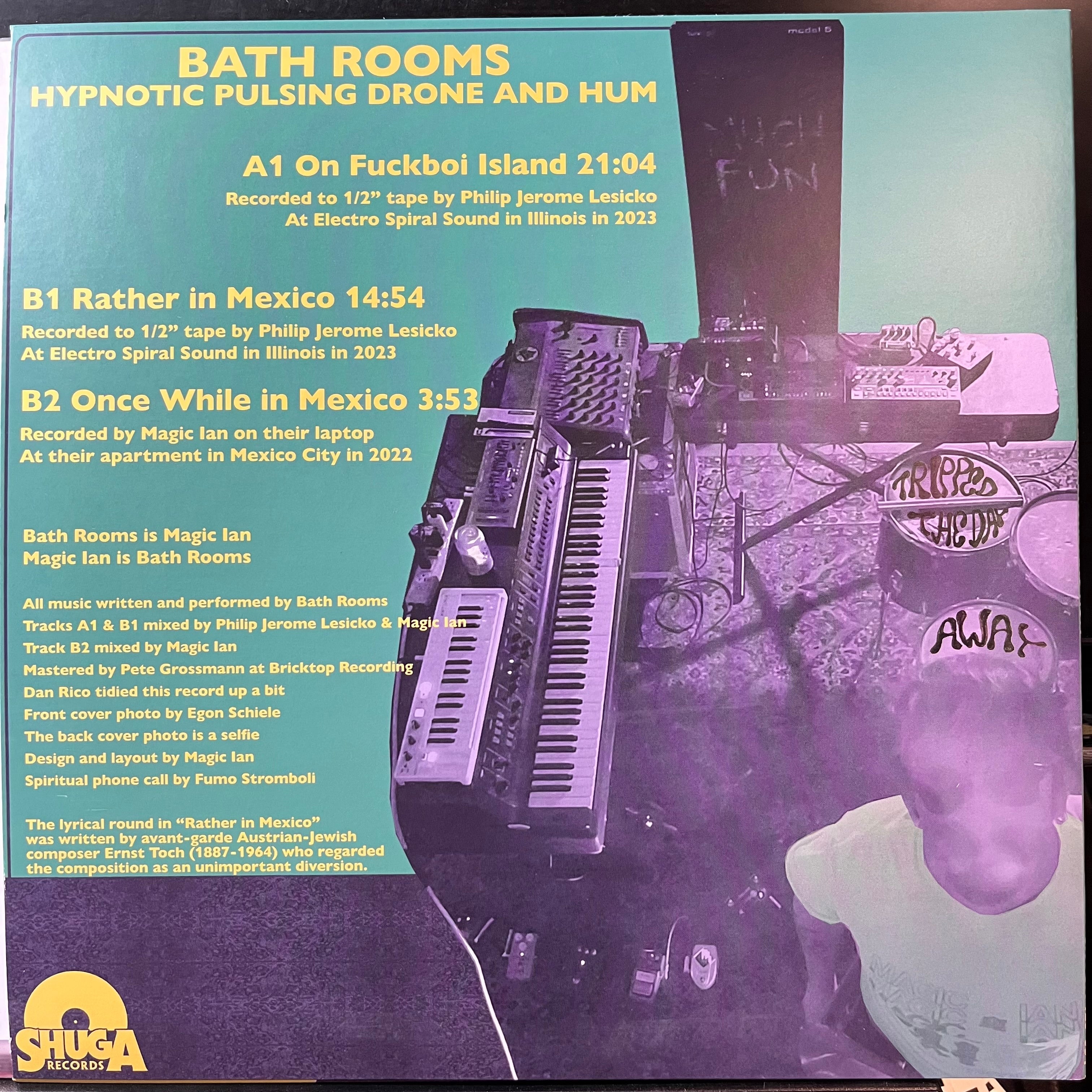 Bath Rooms - Hypnotic Pulsing Drone And Hum (COLOR VINYL) | Mint (M) Mint (M)