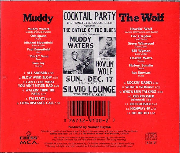 Muddy Waters, Howlin' Wolf – Muddy & The Wolf - USED CD