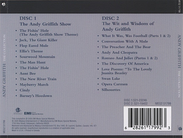 USED 2CD - Andy Griffith – The Collection