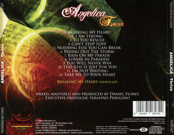 USED CD - Angelica – Thrive