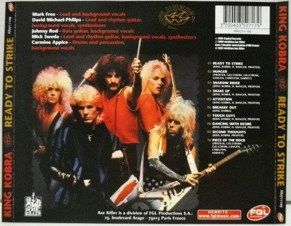 USED CD - King Kobra – Ready To Strike