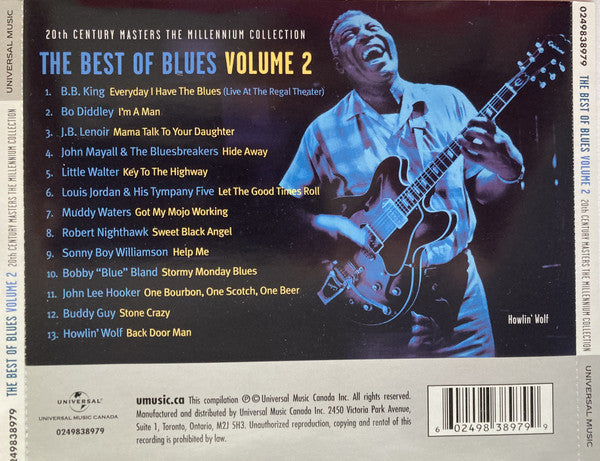 USED CD - Various – The Best Of Blues Volume 2