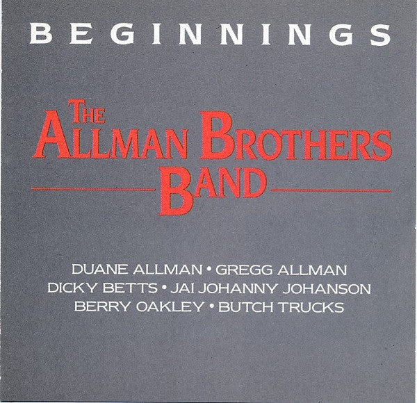 USED CD - The Allman Brothers Band – Beginnings