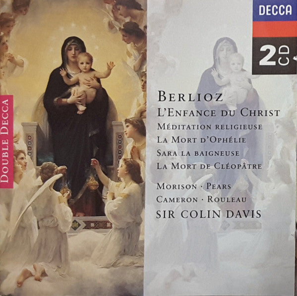 USED 2CD - Hector Berlioz - Morison · Pears · Cameron · Rouleau, Sir Colin Davis – L'Enfance Du Christ · Méditation Religeuse · La Mort D'Ophélie · Sara La Baigneuse · La Mort De Cléopâtre