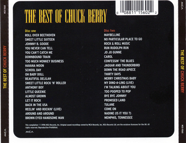 USED 2CD - Chuck Berry – The Best Of Chuck Berry MCA