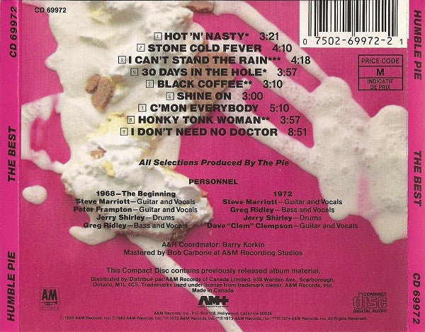 USED CD - Humble Pie – The Best