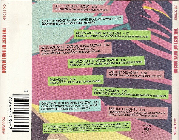 USED CD - Dave Mason – The Best Of Dave Mason