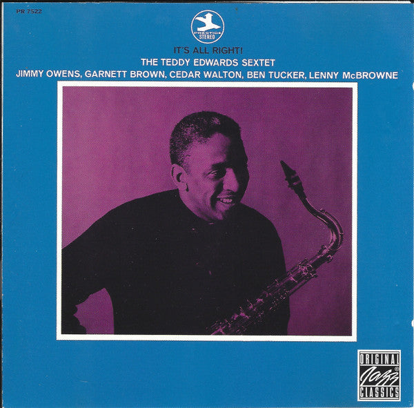 USED CD - The Teddy Edwards Sextet – It's All Right!