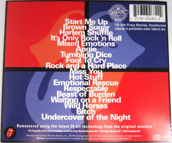 USED CD - The Rolling Stones – Jump Back (The Best Of The Rolling Stones '71 - '93)