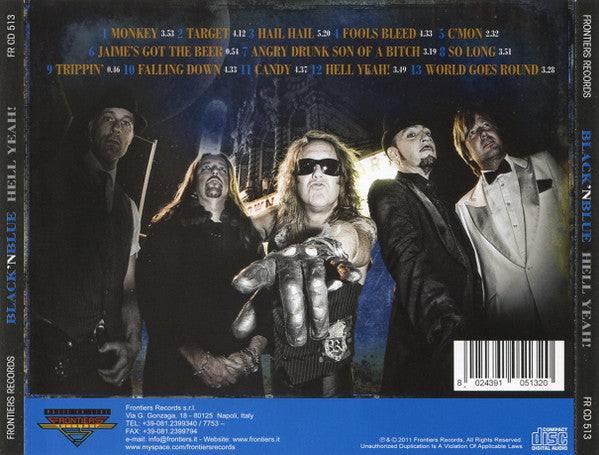 USED CD - Black 'N Blue – Hell Yeah!